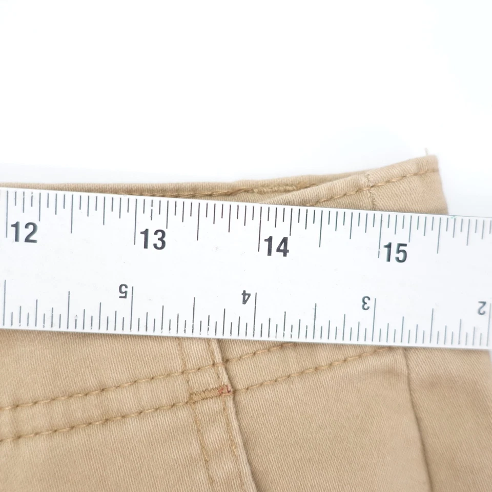 A New Day Elastizado Stretch Chino Pants Women 12 Beige Cotton Classic Skinny - Image 4 of 4