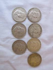 7 BEN Franklin Half Dollar COINS D MINT VERY NICE