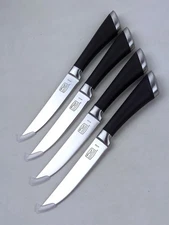 4pc Chicago Cutlery FUSION Steak Knife SET, High-Carbon Stainless Steel Blades