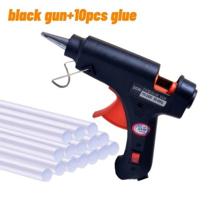 20W Hot Melt Glue Gun with 7mm Glue Stick Mini Electric Heat Repair Tools DIY