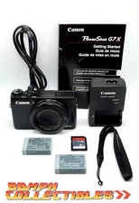 MINT CANON PowerShot G7X G7 X Mark I + 2 Batteries & Accessories - Ships from US