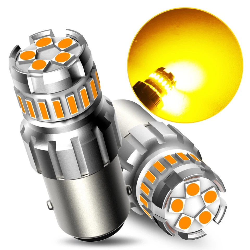 AUXITO LED Freno Parada Luz Trasera Bombillas 1157 3496 2057 Blanco Puro Súper Brillante 2X Foto 4 de 4