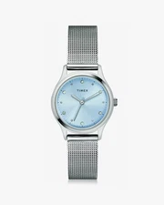 Timex Dress Watch TW2V82700 – Ice Blue Dial & Mesh Bracelet