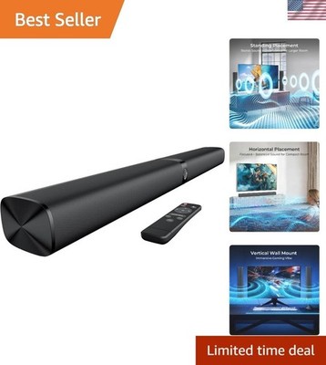 Smart TV Sound Bar - 80W Audio Power, Bluetooth & ARC Ready with Remote Control