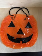 Vintage Halloween Jack O Lantern Pumpkin Viny...