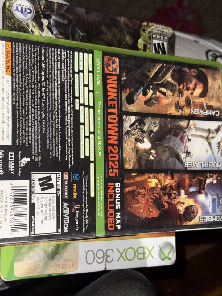 Call of Duty 2 Microsoft Xbox 360, 2005, Black Ops II - Image 2 of 4