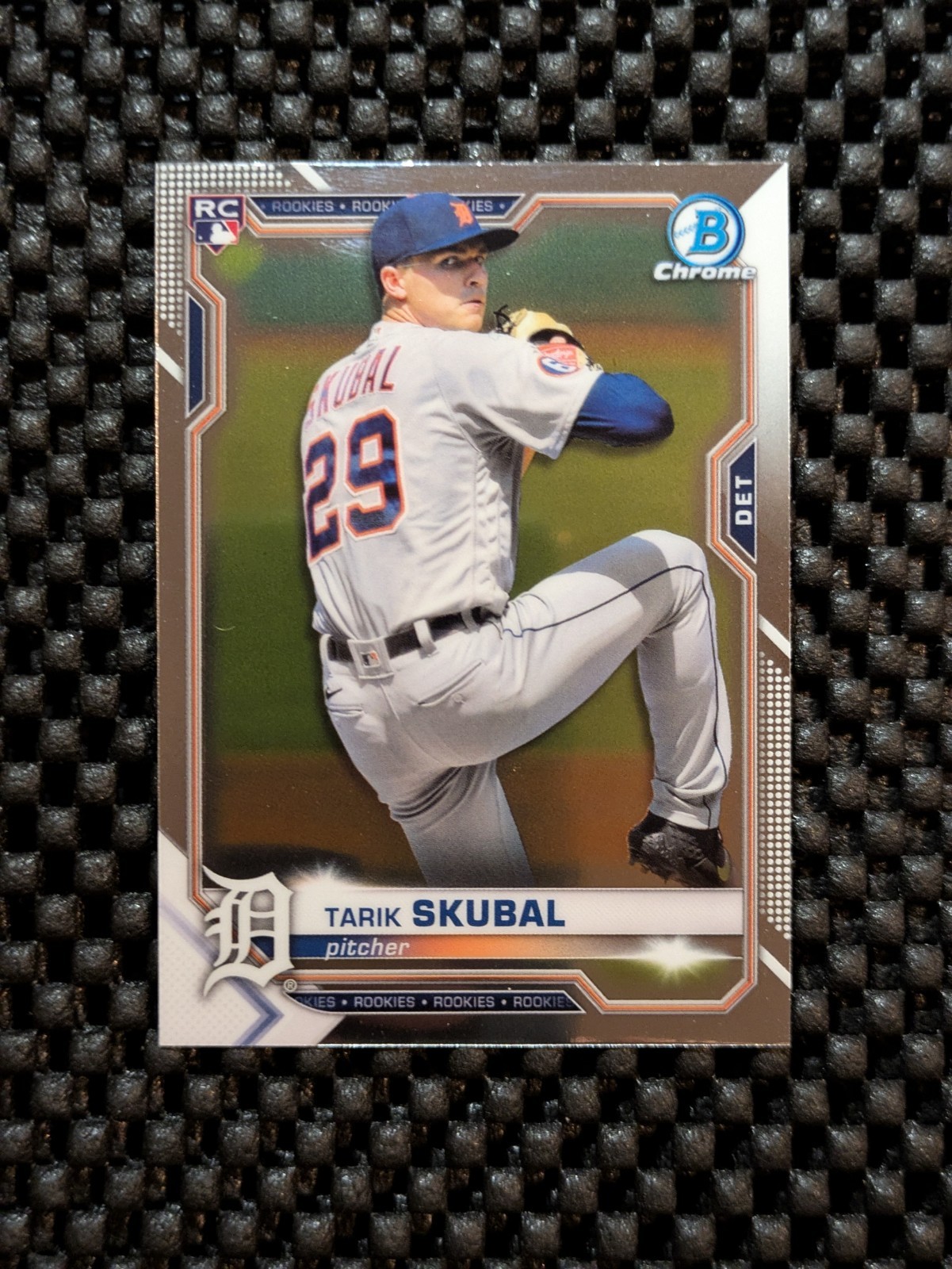 Tarik Skubal 2021 Bowman Chrome -  #28 (RC) Rookie Detroit Tigers 🐯