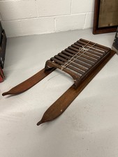 QUALITY ANTIQUE MAHOGANY WOODEN SLEDGE