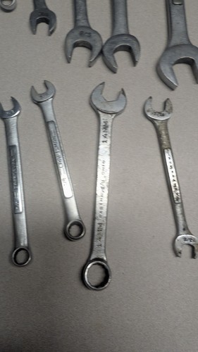 Craftsman 12pt Combination Wrench Set Assorted USA Vintage See Photos - Foto 4 di 13