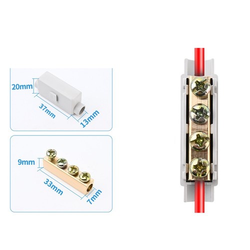 5 Piece Electrical Connector Set 1000V 100A for Convenient Wiring Solutions - Afbeelding 5 van 6