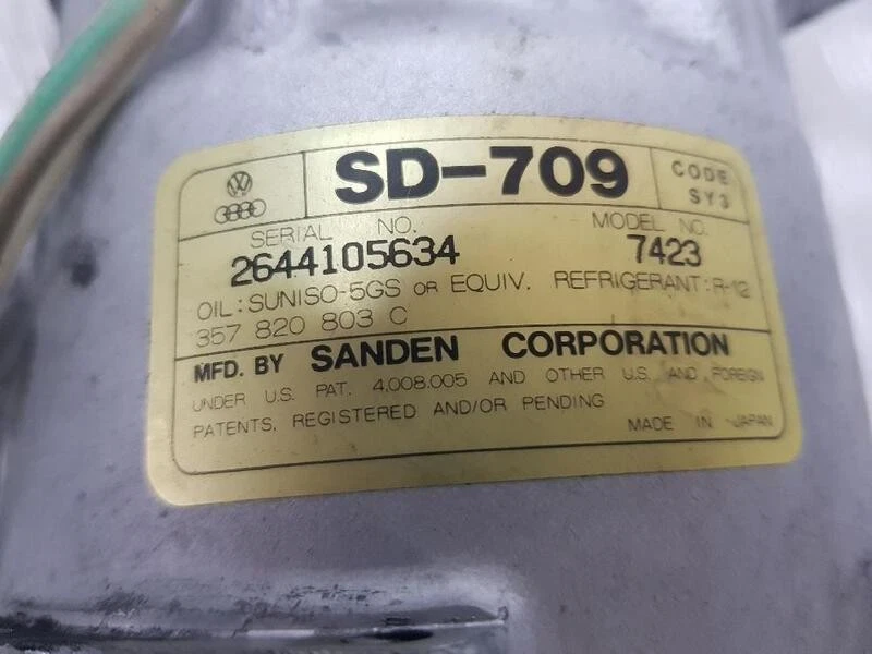 1H0820803D compresseur clim pour SEAT TOLEDO I (1L2) 1.8 1991 5071595 - Photo 3/4