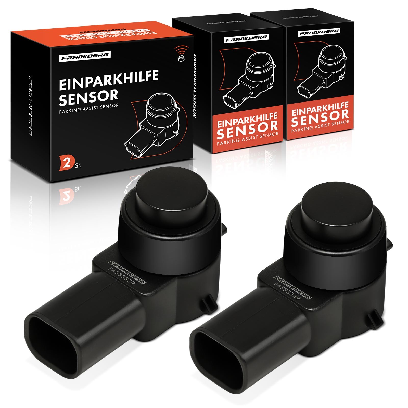 FRANKBERG 2x Parking Sensor for Vauxhall Ampera Astra Meriva Mokka Front or Rear