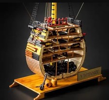 1/200 Scale HMS Victory Ship Model Building Kit with Brass Upgrade Parts Manual