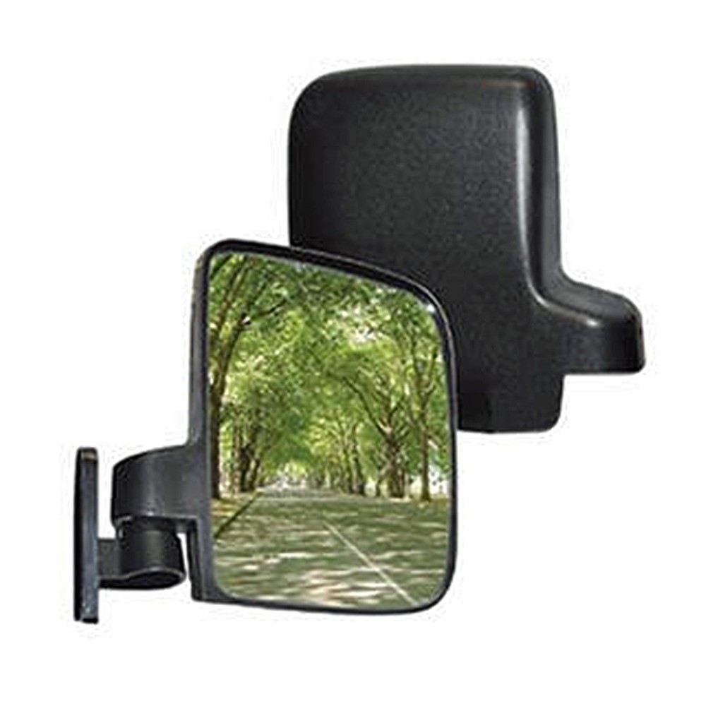 MadJax Universal Golf Cart Side Mirror Set 180 Degree | ABS Plastic | Pair