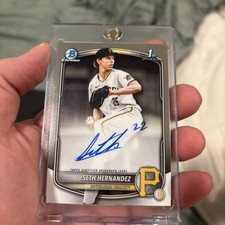 2025 Bowman Draft Seth Hernandez 1st Bowman Auto Pirates
