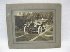 Woman In Brass Era Automobile Car Photograph Vtg Old Antique Rainer Or Elmore 