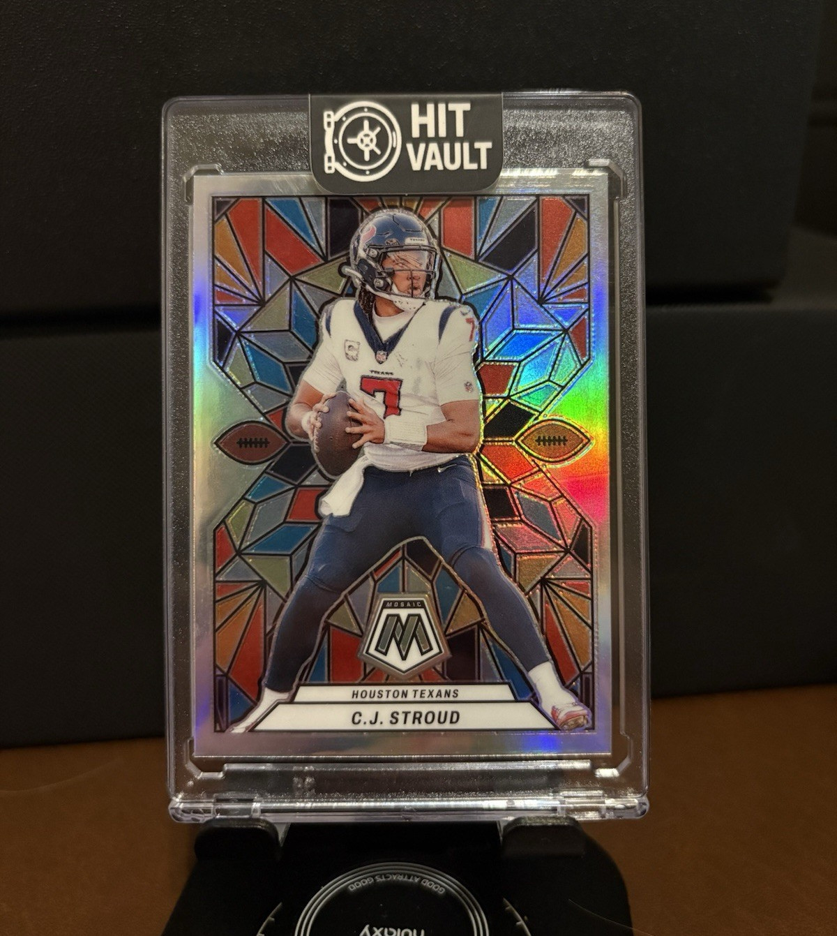 C.J. Stroud #SG-8 (Football Cards 2024 Panini Mosaic Stained Glass) — is it worth grading?