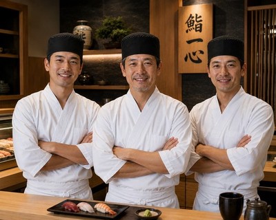 Black Adjustable Chef Hat 3 Pack Kitchen Restaurant Sushi Chef Hat Cool Vent Top