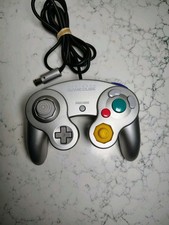 OEM Nintendo GameCube Controller Silver Platinum Official Joystick T3 Tight