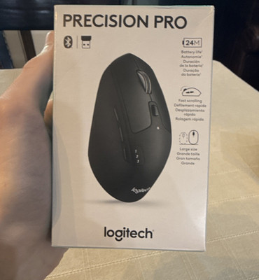 Logitech Precision Pro Wireless Bluetooth Mouse 2000 DPI Black