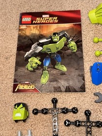 Lego 4530 Marvel Super Heroes Hulk Manual & Replacement Pieces - Incomplete