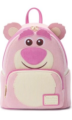Loungefly Disney Pixar Toy Story Lotso pink Plush Mini Backpack Strawberry Scent