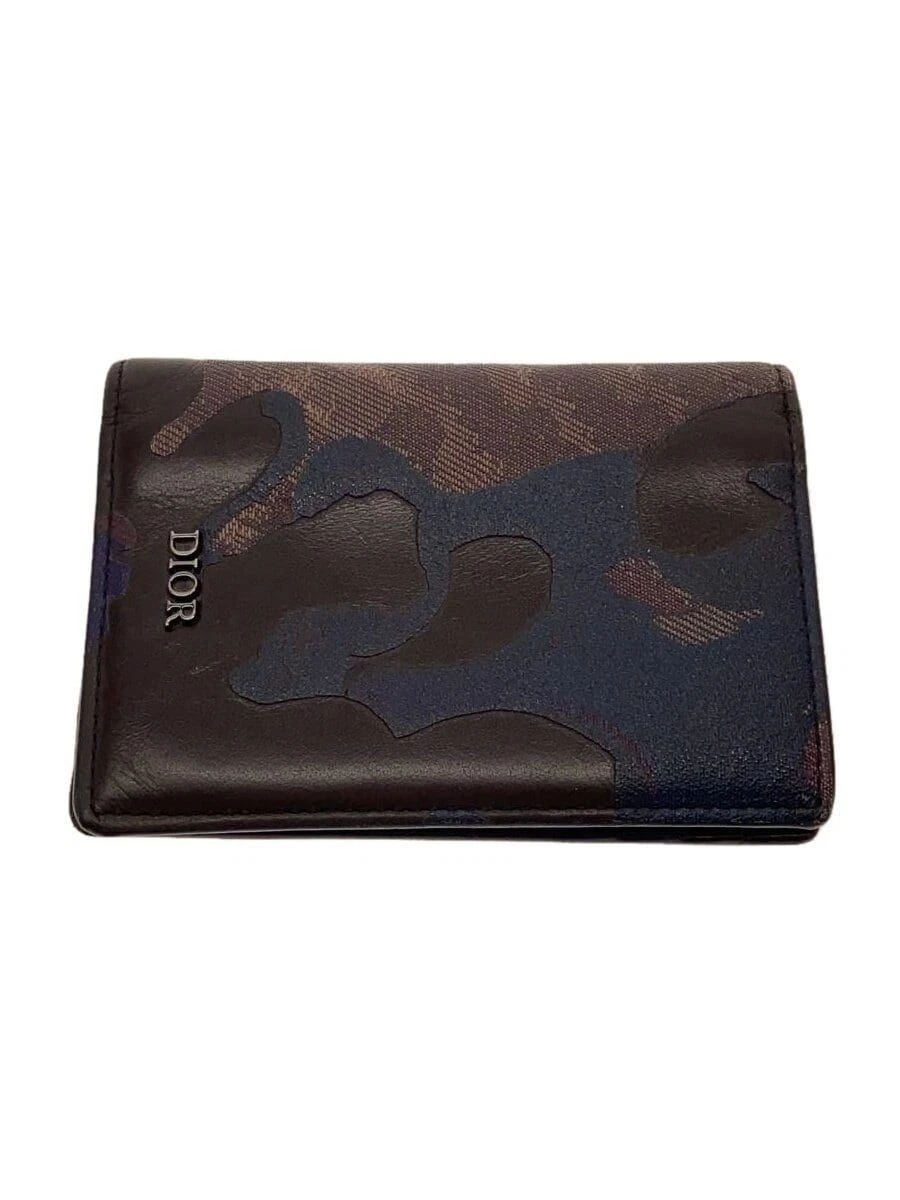 Étui à cartes homme Christian Dior marron tous motifs occasion