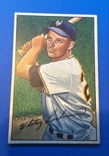 1952 Bowman - Whitey Lockman #38
