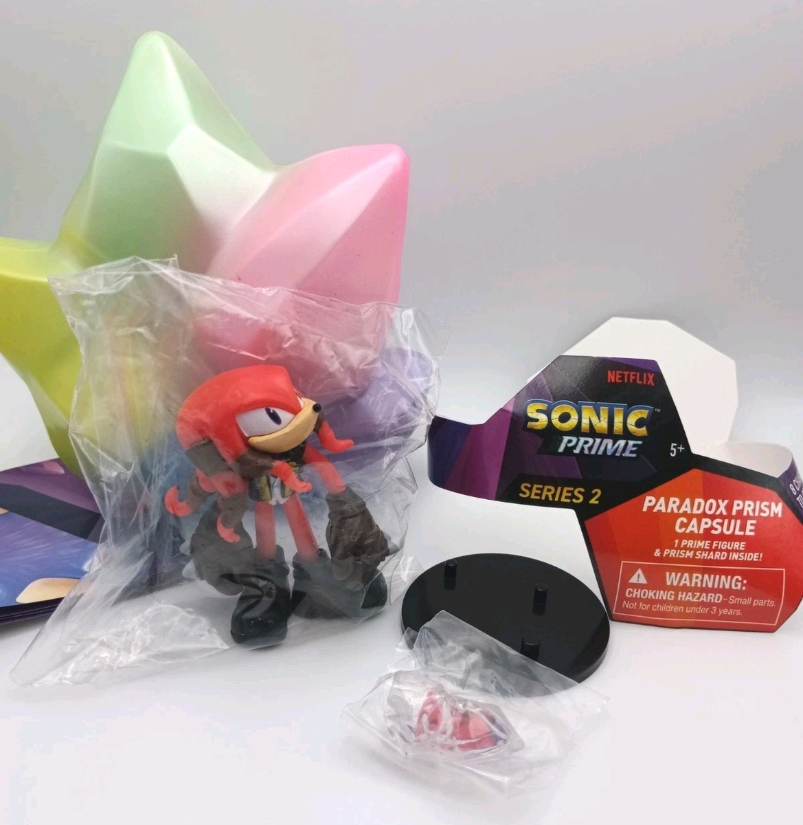 Netflix Sonic Prime Paradox Prism Capsule Pirate Knuckles 2.5