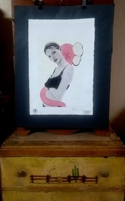 Kate Moss, Kaws, David Sims, Limited Edition 22'x 15'x Signed