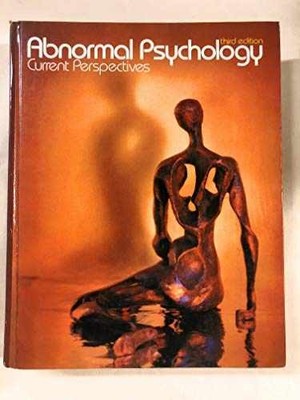 Abnormal psychology, current - Paperback, by Richard R. Bootzin - Acceptable