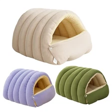 Cat Cave Bed Enclosed Pet Sleeping Nest Soft Indoor Kitten Beds For Incredible