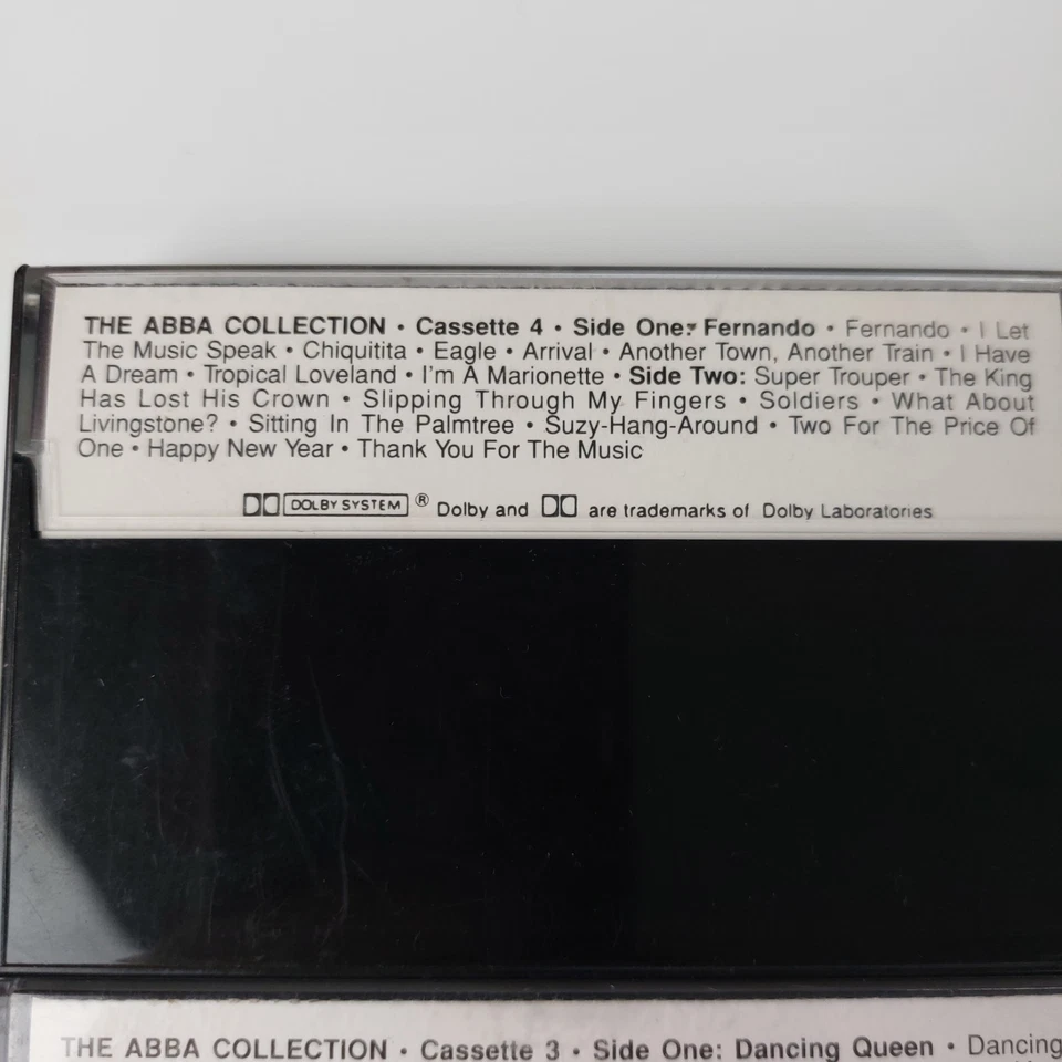 The ABBA Collection Tapes 3 & 4 Set of 2 Cassette Tapes 1992 Readers Digest - Image 3 of 4