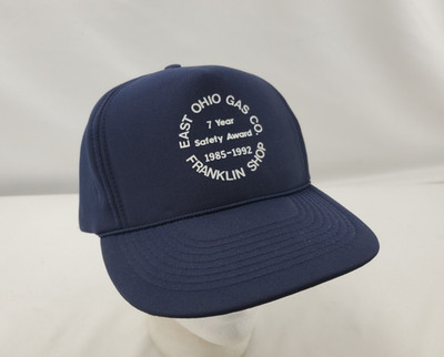 East Ohio Gas North Canton Ohio Hat Cap Strapback Blue Franklin Shop