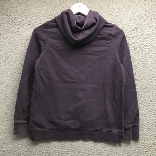 Under Armour Sweatshirt Hoodie Girls Youth Large Graphic Logo Pocket Purple - Picture 4 of 4