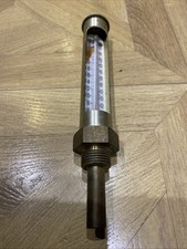 Vintage Brass Industrial Boiler Thermometer