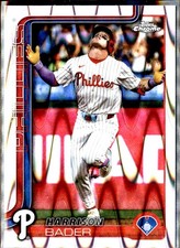 Harrison Bader 2025 Topps Chrome Update #USC32 RayWave Refractor
