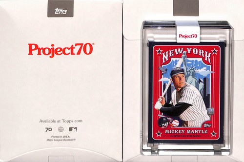 2021 Topps Project 70 #771 1970 Mickey Mantle - New York Yankees - Sket One