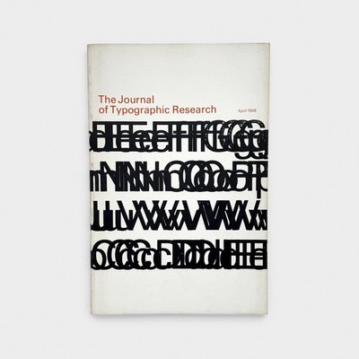 The Journal of Typographic Research. Volume II, No 2, 1968 (Jack Stauffacher)