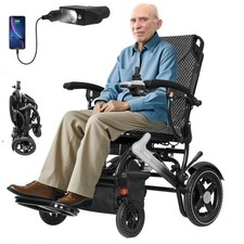 36LB Foldable Electric Wheelchair Intelligent 350LB All Terrain FDA Lightweight