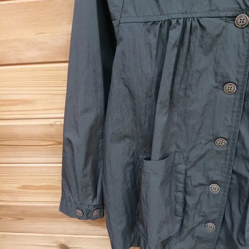 Gray Hoodie Button Jacket Cute Unique Design - image 2