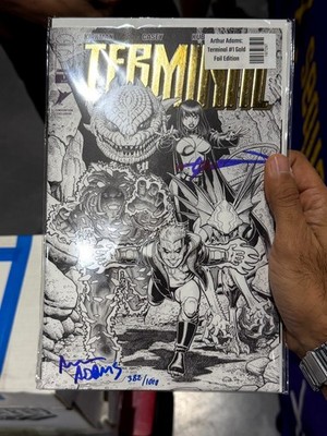 Terminal #1 Ashcan Double Signed Art Adams and Robert Kirkham