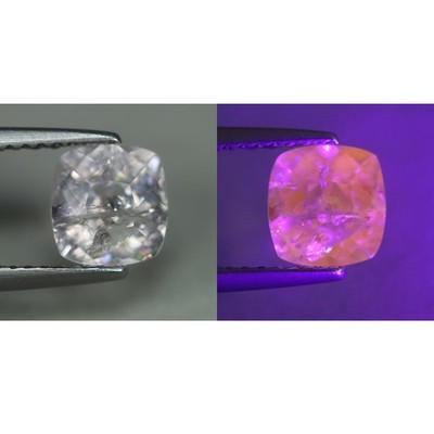 1.09 Cts_Antique Gem_100% Natural Unheated UV Fluorescent Color Change Scapolite