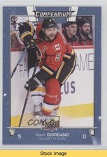 2017-18 Upper Deck Compendium Blue Mark Giordano #43 READ 7ql