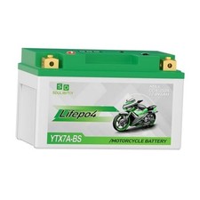 YTX7A-BS Lithium Motorcycle Battery 12.8V 4Ah 350CCA High Performance Ytx7A-bs