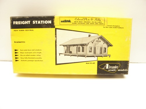 ALEXANDER SCALE MODELS #RS-6222 NEW YORK CENTRAL CARGO STATION - HO SCALE