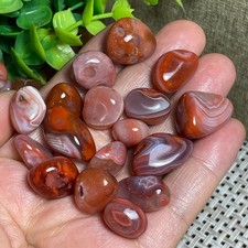 55g Tumbled Stone red agate stone raw rock polished gemstone Healing Crystal