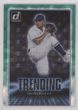 2021 Panini Donruss Trending Green /25 Julio Urias #TR7 0b3
