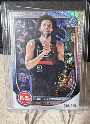 Bowman Chrome 2025-26 Cade Cunningham Parallel 238/299 BCV-74 Pistons