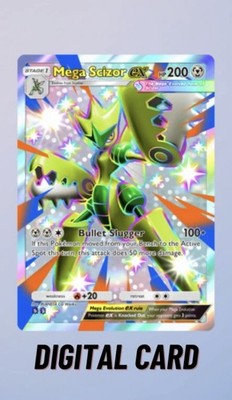 Pokemon TCG Pocket - Mega Scizor EX Shiny 2   ,  Mega Shine  - Digital
